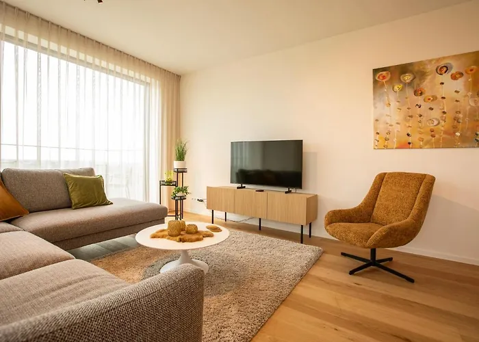 Modern En Gezellig Appartement Vlak Aan Het Strand